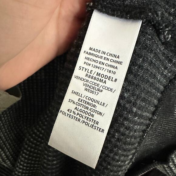 Splendid Sweater‎ Womens XS Acid Wash Grunge Y2K Whimsigoth Asymmetrical Black - Picture 9 of 10